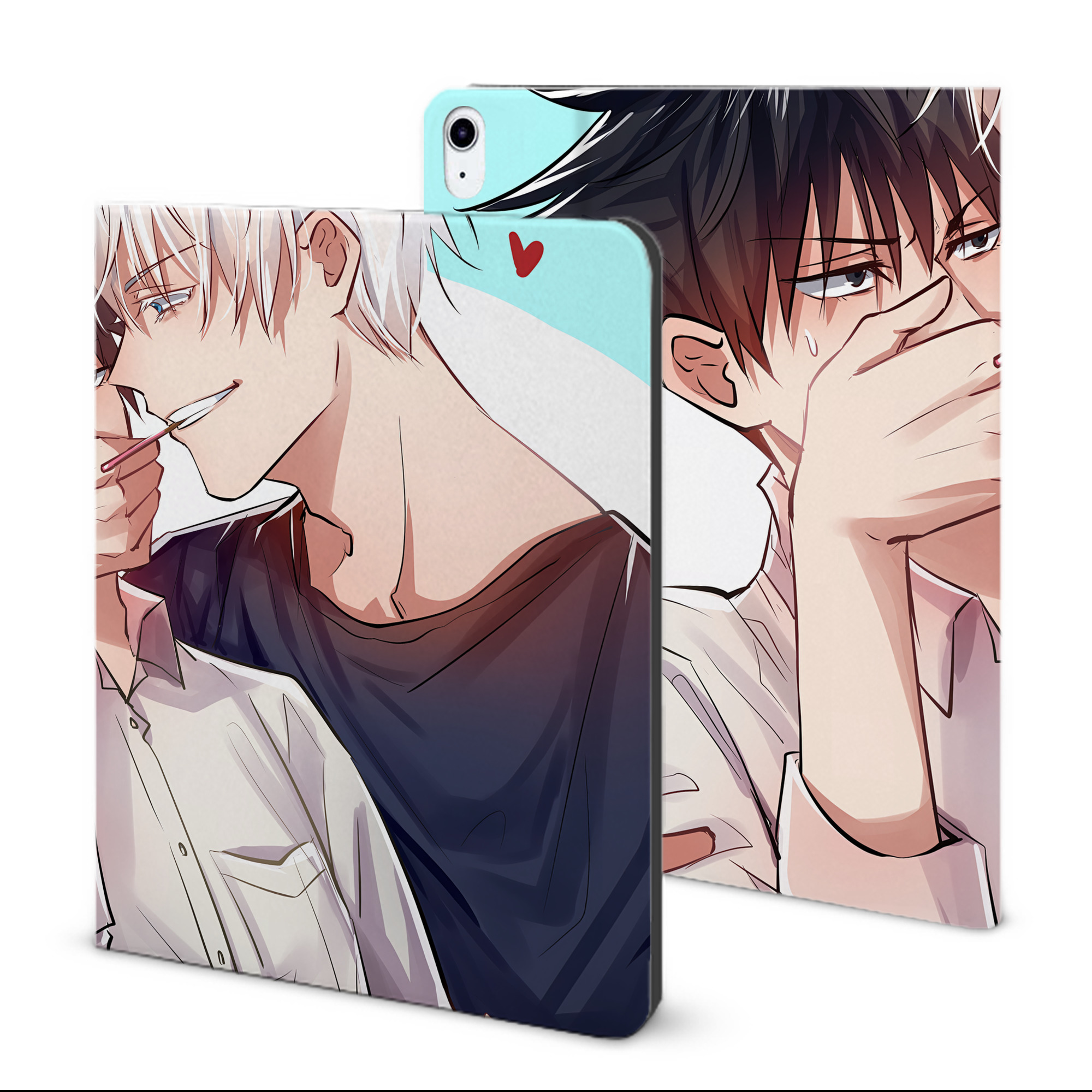 （画像用） 呪術廻戦 Jujutsu Kaisen IPad ケース ブック型 PUレザー TPU 耐衝撃 軽量 薄型 ペン収納なし 全面保護 IPad 各モデル対応